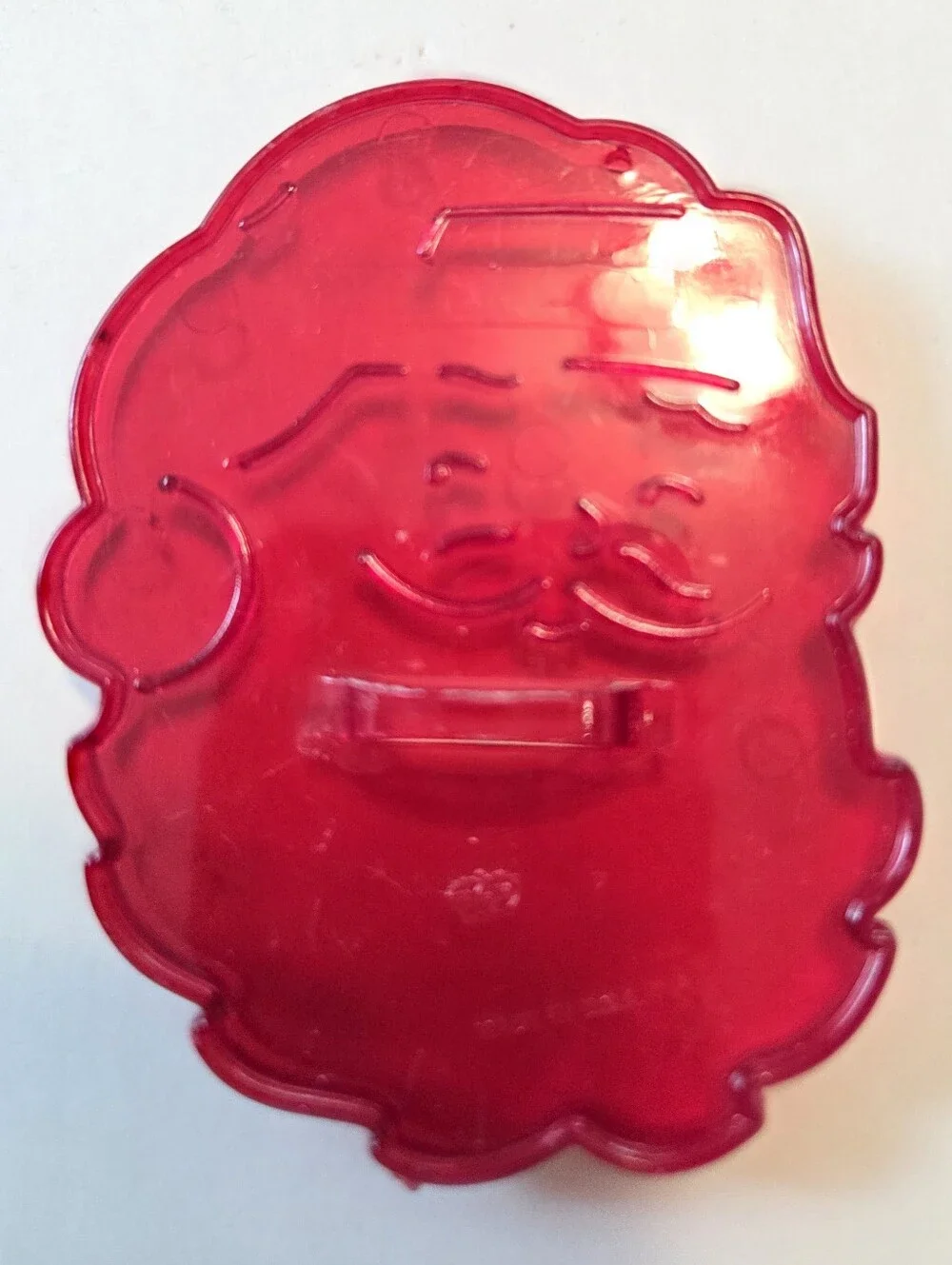 Vintage Christmas HRM Cookie Cutters Set of 9 Red Plastic 60s Ornaments USA